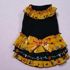 hand made ハロウィンワンピース ペット服