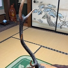 刀掛け 日本鹿生角