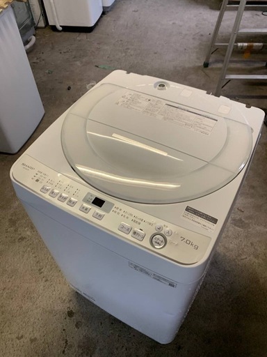 ♦️ SHARP 電気洗濯機【2020年式】ES-GE7D-W
