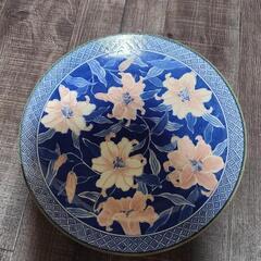 センセラミックス磁器　手描き百合の花　大皿2枚セット　未使用品　...