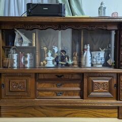 最終値下げ！昭和レトロ　古い（40年くらい前のもの）洋酒棚（サイ...
