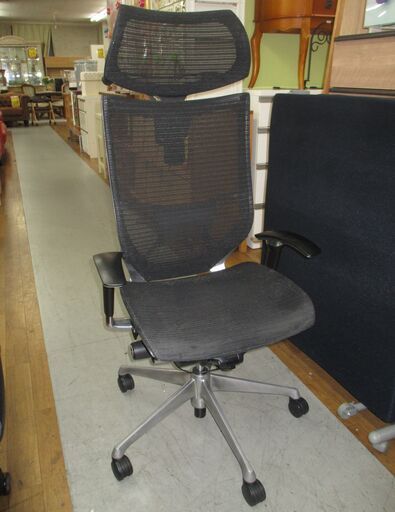 R521 Okamura Baron メッシュ ワークチェア、OAチェア 2013年製 Used