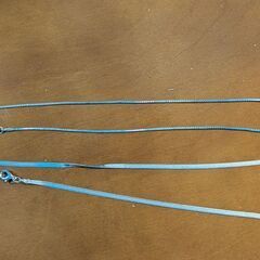 2連シルバーネックレス（新品）の画像