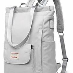 【新品・未使用】防水ノートパソコンバッグ（グレー、13-14インチ用)