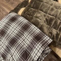 ふわふわカーペット/こたつ布団のセット
