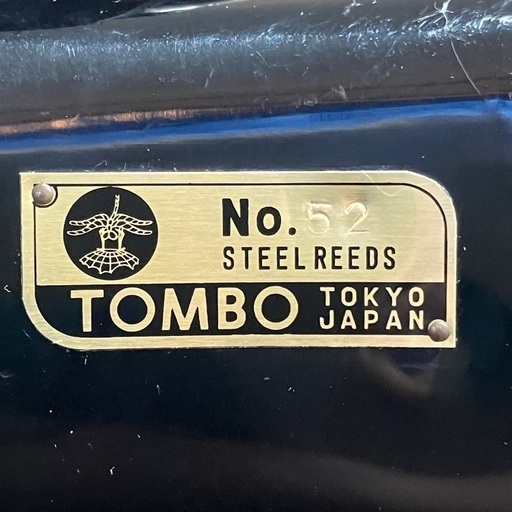 TOMBO No.52 アコーディオン　ハードケース　教則本 付　動作品　美品！
