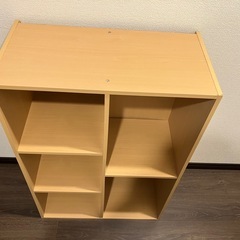 ニトリ　カラーボックス　ナチュラルの画像