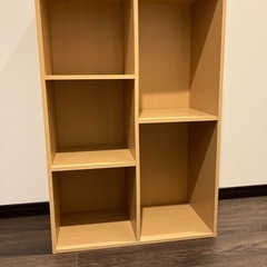 ニトリ　カラーボックス　ナチュラルの画像