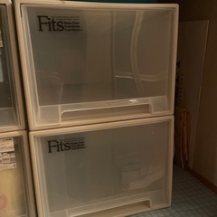 FIts　押し入れサイズ　収納ケース　2コ