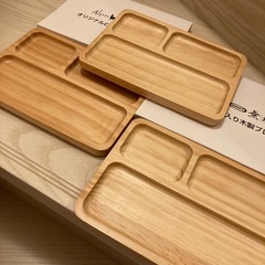 Alpaca KRAFT 無垢  オリジナルロゴ入り木製プレート3セットの画像