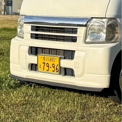 バモス　フロントバンパー　NH624P 白色