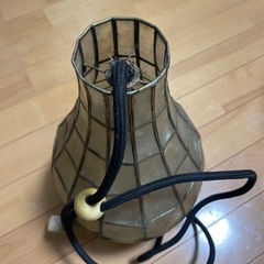 面取りガラス　ペンダントライトの画像