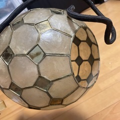 面取りガラス　ペンダントライトの画像