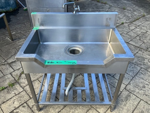 中古 ステンレス 舟形シンク　引き取り限定