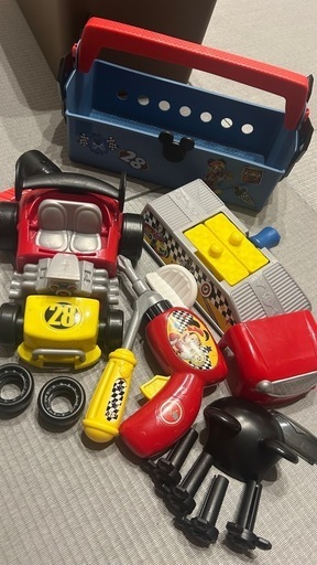 はたらく車のおもちゃと同時購入特典あり◎ミッキー　工具　おもちゃ️