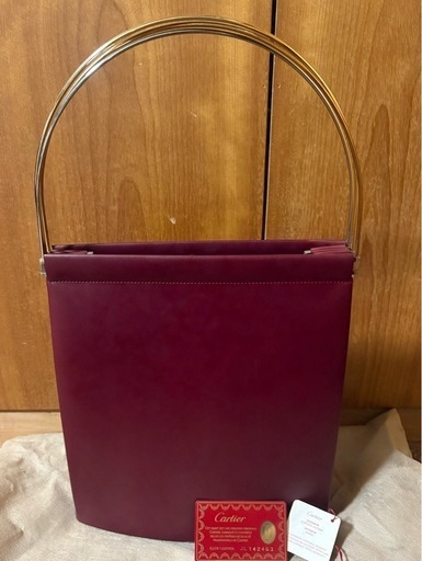 【中古品】Cartier カルティエ トリニティ ハンドバッグ