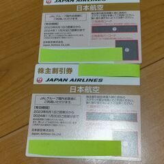 格安、期限近し　日本航空（JAL）　株主優待券　株主割引券2枚　＆　他割引券の画像