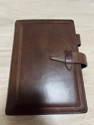 システム手帳　ロロマクラシック バイブルサイズ 24mm ダークブラウン おまけ多数！