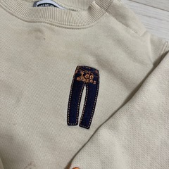 Lee使用感あり90cm裏起毛トレーナーの画像