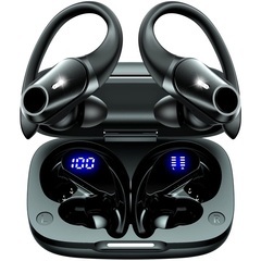 イヤホン bluetooth 耳掛け式イヤホン ワイヤレスイヤホ...