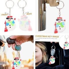 雪だるまキーホルダー（新品）の画像