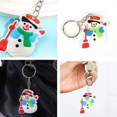 雪だるまキーホルダー（新品）の画像