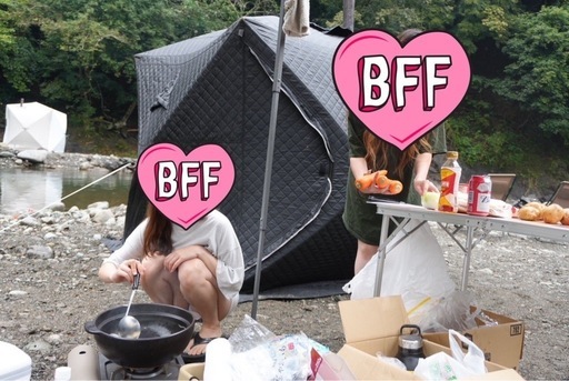 テントサウナとテントサウナに使っていたストーブのセット