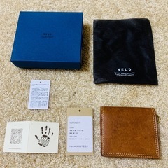 【牛革　ほぼ新品】NELDのミニマルな財布13200円→5000円
