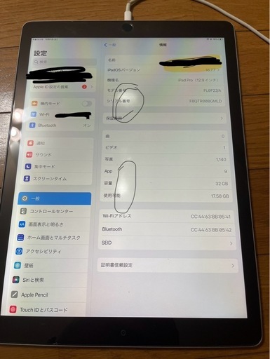 iPad Pro 12.9インチ