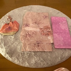 浴衣　帯　巾着バック