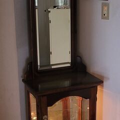 カリモク　ミラーキャビネットの画像