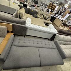 奥行きにこだわったソファベッド ダークグレーの画像