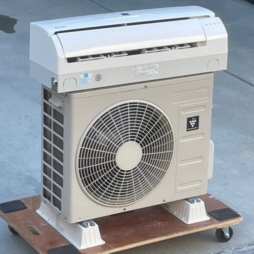 取付け可 ! ! ◇シャープ エアコン 6畳用 2018年製 内部洗浄 プラズマクラスター 100V AY-H22TD 洗浄済み ! 