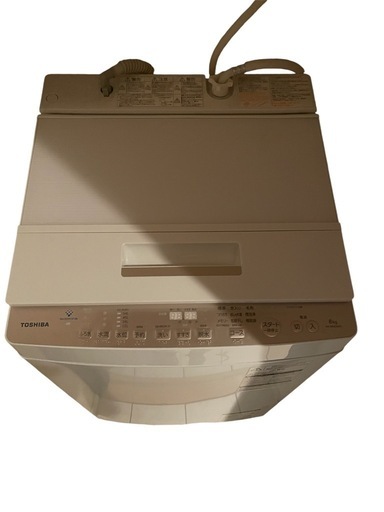 【21日まで限定‼️】洗濯機 8.0kg 東芝 マジックドラム AW-BK8D8-W ホワイト 2019年製 DDインバーター 低騒音 まとめ洗い