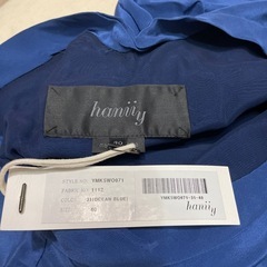 紺色半袖ワンピース。新品未使用。総丈82㌢。サイズ40。試着して納得できない時は後日返品大丈夫です。の画像