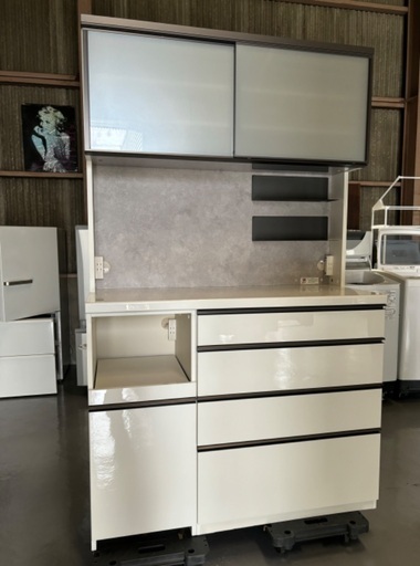 IDC 大塚家具 最高級 PAMOUNA キッチンボード、幅120cm 2021製造 美品