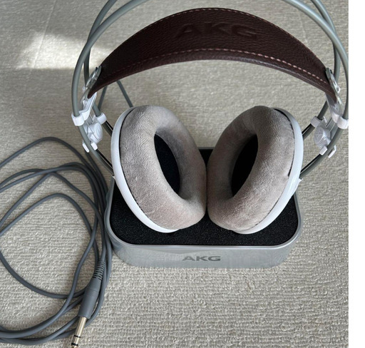 【美品】AKG K701 WHITEヘッドフォン