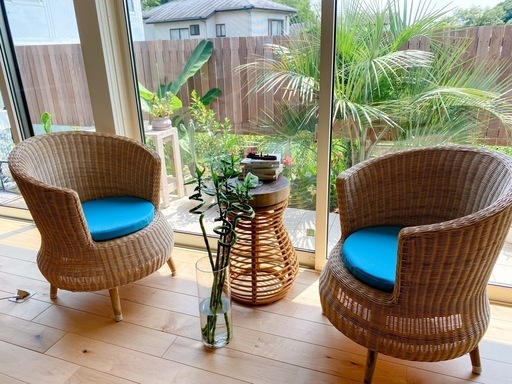 ハンドメイドラタンチェア1脚(2個目)