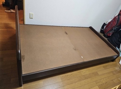 レトロ　アンティーク　セミダブル　ベッドフレーム