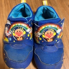 アンパンマン⭐︎子供靴シューズ（記名跡あり）