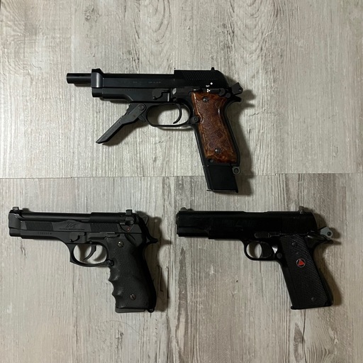 ガスハンドガン　3丁セット ガスハンドガン 3丁セット ガスハンドガン 3丁セット ガスガンの