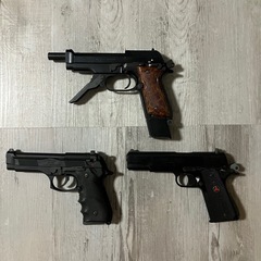 ガスガン　3丁セット