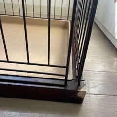 ¥8000→¥5000ペティオ (Petio) トイレのしつけが出来る ドッグルームサークル ブラウンの画像