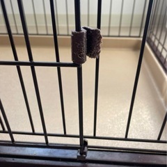 ¥8000→¥5000ペティオ (Petio) トイレのしつけが出来る ドッグルームサークル ブラウンの画像