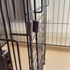 ¥8000→¥5000ペティオ (Petio) トイレのしつけが出来る ドッグルームサークル ブラウンの画像