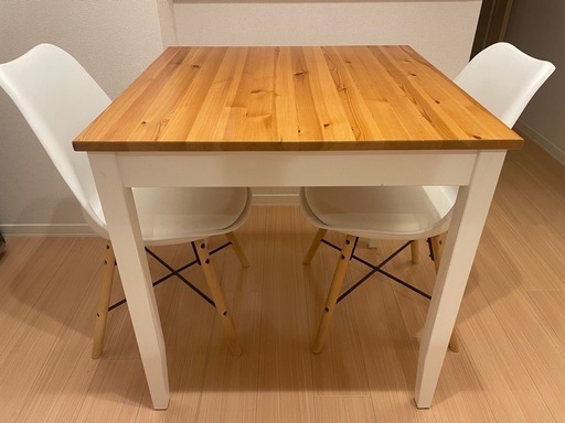 【IKEA】テーブル & 【ニトリ】チェアセット(別売可能)※神奈川県藤沢市 IKEA】テーブル & 【ニトリ】チェアセット(別売可能)※神奈川県