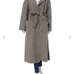 【新品】チェックオーバーチェスターコートの画像