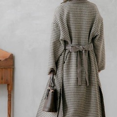 【新品】チェックオーバーチェスターコートの画像