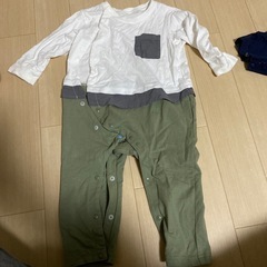 80 冬用ロンパース　子ども用の画像