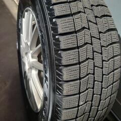 値下げ！バリ溝195/65R15アルミホイール付ノーストレックスタッドレス程度良好 ４本セット8.5〜9分山有の画像